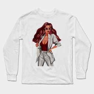 Business woman Long Sleeve T-Shirt